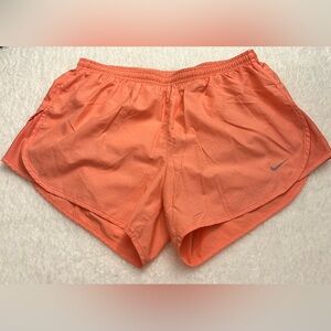 Coral Nike shorts